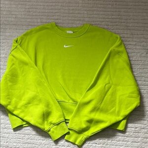 Nike Women’s Bright Lime Crewneck Sweater